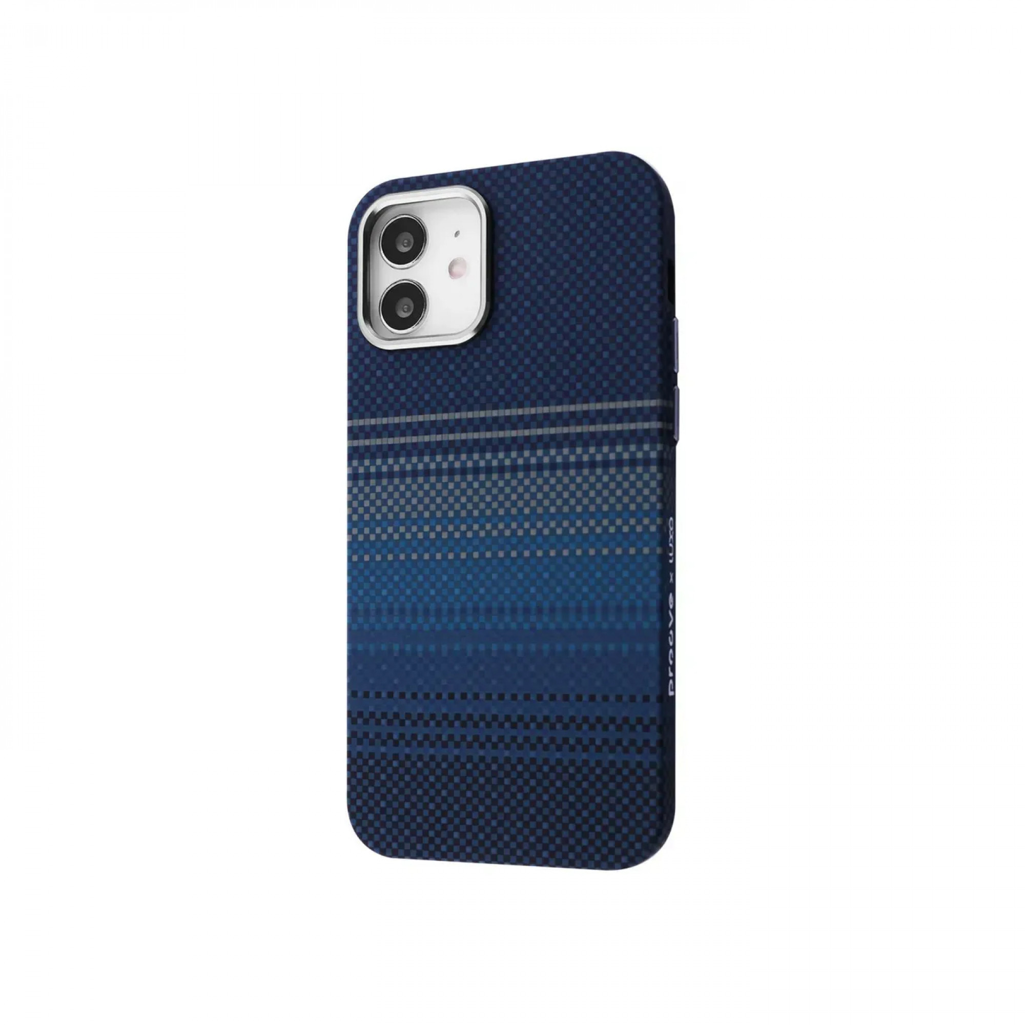 Чехол WAVE Gleam Case with Magnetic Ring iPhone 12/12 Pro (blue stripes)